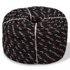 VidaXL Frânghie marinărească din polipropilenă 14 mm 50 m, negru 91288