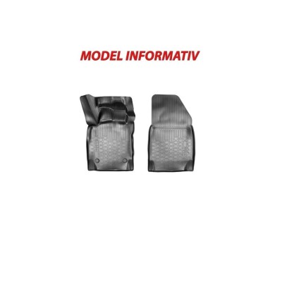 Set Covoare cauciuc stil tavita Peugeot Traveller 2016-2022 pentru randul 2 foto
