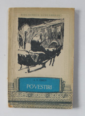 POVESTIRI de A.P. CEHOV , ilustratia copertei si portretul de EUGEN MIHAESCU , 1957 foto