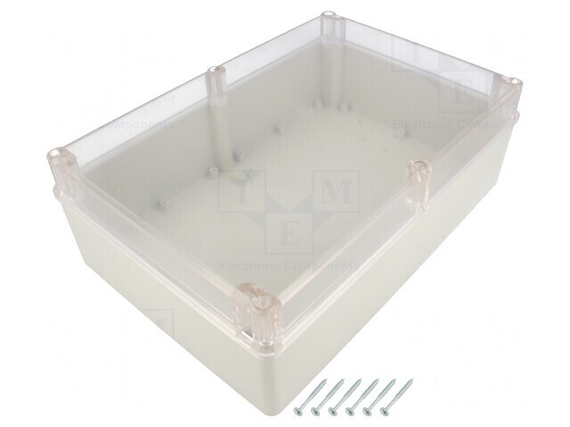 Carcasă Universală ABS Gri 190x280x95mm cu Garnitură