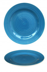 Farfurie ceramica 19cm albastra Raki foto