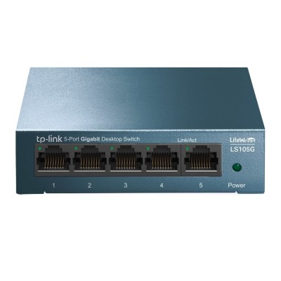 Switch LiteWave LS105G, 5 porturi RJ45 Gigabit, Unmanaged - TP-Link LS105G foto