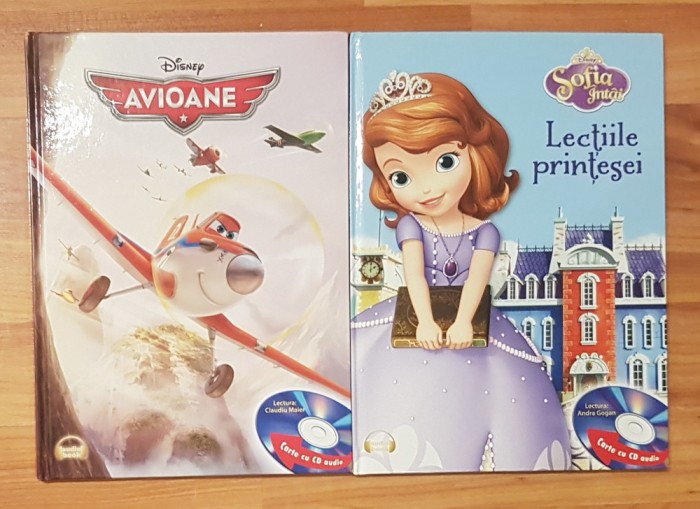 Set 2 carti Disney Litera Mica