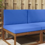 vidaXL Perna pentru canapea de exterior 2 pcs Turcoaz Poliester 900845