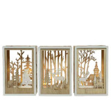 Cumpara ieftin Tablou decorativ - Led Frame Scenery - Warm White - mai multe modele | Kaemingk