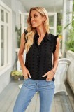 G762-1 Camasa casual fara maneci din material lejer semitransparent
