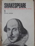 OPERE COMPLETE VOL.1 HENRIC AL VI-LEA. RICHARD AL III-LEA-WILLIAM SHAKESPEARE