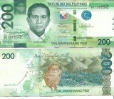 Filipine bancnota 200 Piso 2020