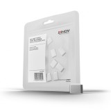 Set 10 bucati Port Blocker USB-C/Thunderbolt 3 Alb, Lindy L40439