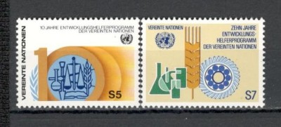 O.N.U.Viena.1981 10 ani Programul de voluntariat SN.447 foto