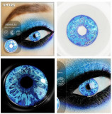 Lentile de contact colorate diverse modele cosplay - HD38 Blue (albastre)