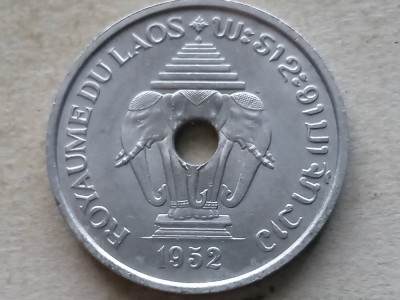 LAOS-20 CENTS 1952 foto