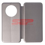 Husa Flip Cover Huawei Mate 40 Pro, Round, Fossil Gray