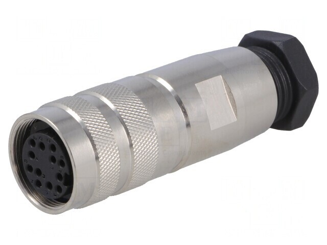 &#039;Conector M16 Mamă pentru Cablu 12 PIN 3A 60V Drept&#039;