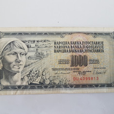 Jugoslavia 1000 Dinari 1981