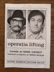 Pliant, program Teatrul Dramatic Bacovia - Operatia lifting / CD1P
