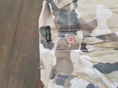 Pantaloni sh trei sferturi model camuflaj marimea S foto