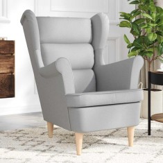 vidaXL Fotoliu, gri nor, 74x84x100 cm, textil 4016905