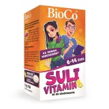 Vitamina pentru scolari cu arome naturale x 90 tablete masticabile / Bioco