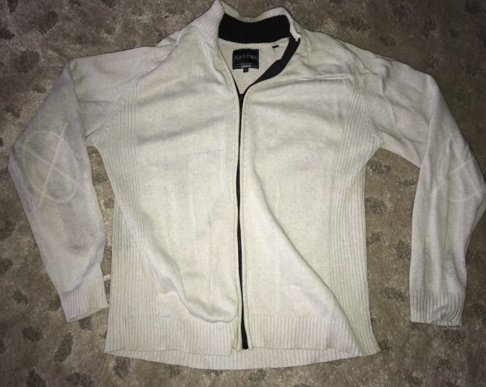 Pulover zip CANDA XL