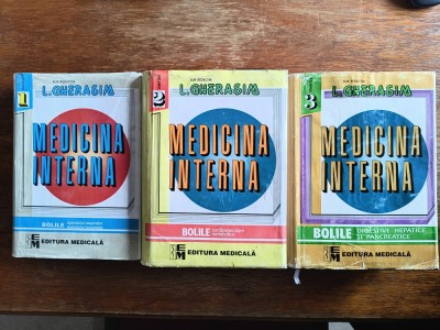 Medicina Interna vol. 1, 2, 3 - L. Gherasim / R3P5F foto