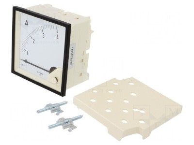 Ampermetru Panou True RMS 0-4A Clasa 1.5 40-72Hz foto