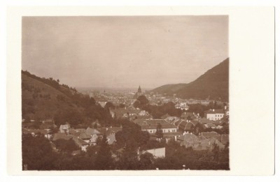 4948 - BRASOV, Panorama, Romania - old postcard, real PHOTO - unused foto