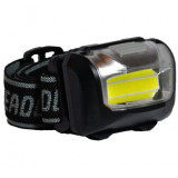 Lanterna LED headlamp (3W COB) high power/low power/strobe/off, battery:3 x AAA, Spacer