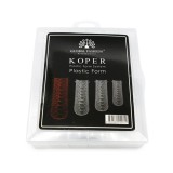 Tipsuri reutilizabile pentru realizarea extensiilor de unghii set 120 buc, patrat lat, imprimeu șarpe