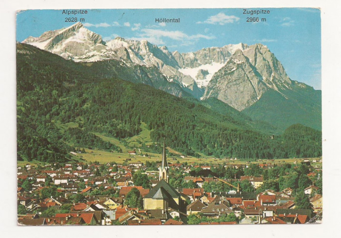 FA1 - Carte Postala - GERMANIA -Garmisch-Partenkirchen, circulata 1966