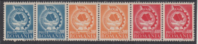 ROMANIA 1947 LP 209 CGM PERECHE SERII MNH foto