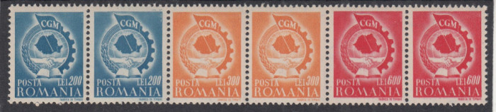 ROMANIA 1947 LP 209 CGM PERECHE SERII MNH