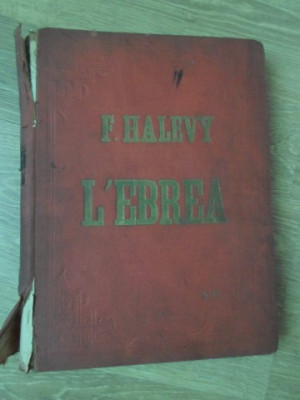 PARTITURA OPERA. L&amp;#039;EBREA, OPERA IN CINQUE ATTI-FROMENTAL HALEVY-234341 foto