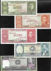 Set Bolivia 10 + 50 + 100 + 500 + 1000 pesos bolivianos starea din scan, America Centrala si de Sud