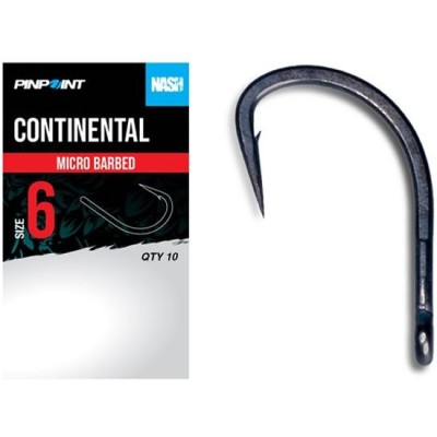 Carlige NASH Continental Size 4, 10buc/pac foto
