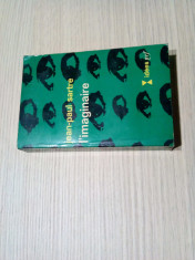 JEAN-PAUL SARTRE - L`Imaginaire - Editions Gallimard, 1966, 378 p. foto