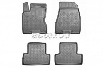 Covorase cauciuc auto tip tavita dedicate Nissan X-Trail II 06.2007- 07.2014