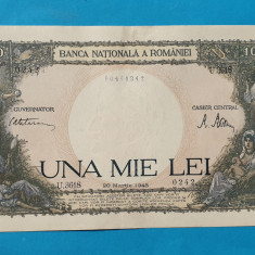 1.000 - 1000 - UNA MIE Lei Martie 1945 bancnota SUPERBA