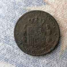 MONEDA-5 CENTIMOS 1879- SPANIA