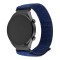 Curea pentru Huawei Watch GT 2 (46mm)/GT 2 Pro/GT 3 Pro (46mm)/Ultimate, Xiaomi Watch S1 - Fixed Nylon Sporty Strap - Dark Blue