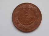 2 CENTAVOS 1974 HONDURAS, America Centrala si de Sud