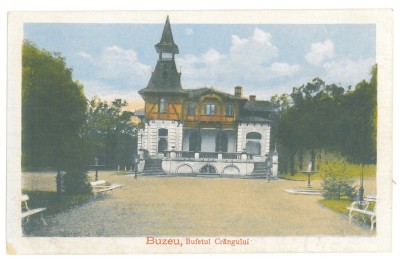 1968 - BUZAU, Bufetul Crangului, Romania - old postcard - used - 1918 foto
