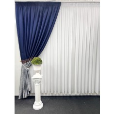 Draperie Luxor, gri&amp;amp;amp;albastru