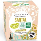 Conuri parfumate naturale - santal, indiene, 12 buc., Aromandise