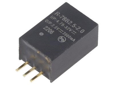 Convertor DC/DC 5W 2,5V 2A SIP3 foto