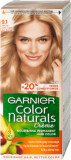 Color Naturals Vopsea de păr permanentă 9.1 blond cenuşiu, 1 buc, Garnier