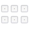 Set 6 Lampi Veghe LED YWX, Senzor Miscare, 40lm, Lumina Rece, Montare Fixare, Alb