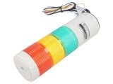Coloană de Semnalizare LED Roşu/Ambră/Verde 24V