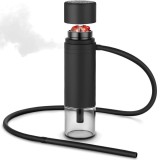 Cumpara ieftin Narghilea Portabila pentru Masina, Set mini Shisha mica pentru calatorii, aer liber, Negru