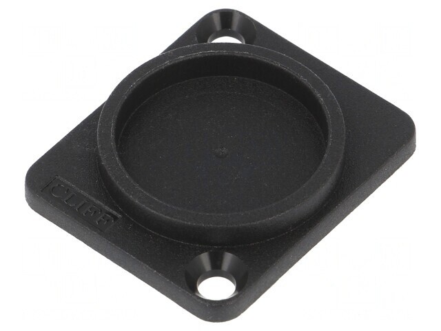 Capac Protecție Șurub Conic Negru 3mm